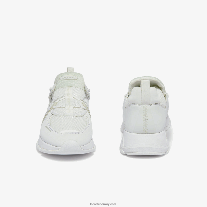 Lacoste l003 tekstil joggesko 4J4X0T1798 hvit 21g menn