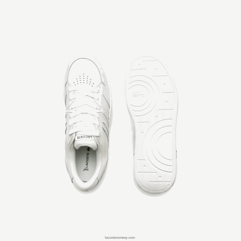 Lacoste l005 skinn joggesko 4J4X0T1823 hvit 21g menn