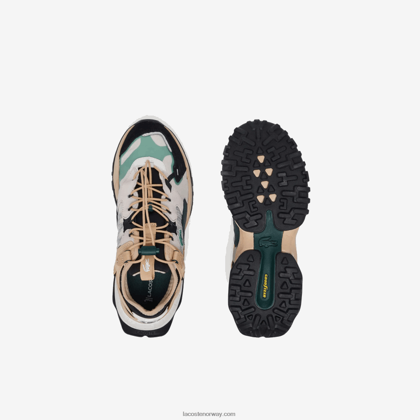 Lacoste l-guard breaker tekstil utendørs sko 4J4X0T1778 naturlig svart nb1 menn