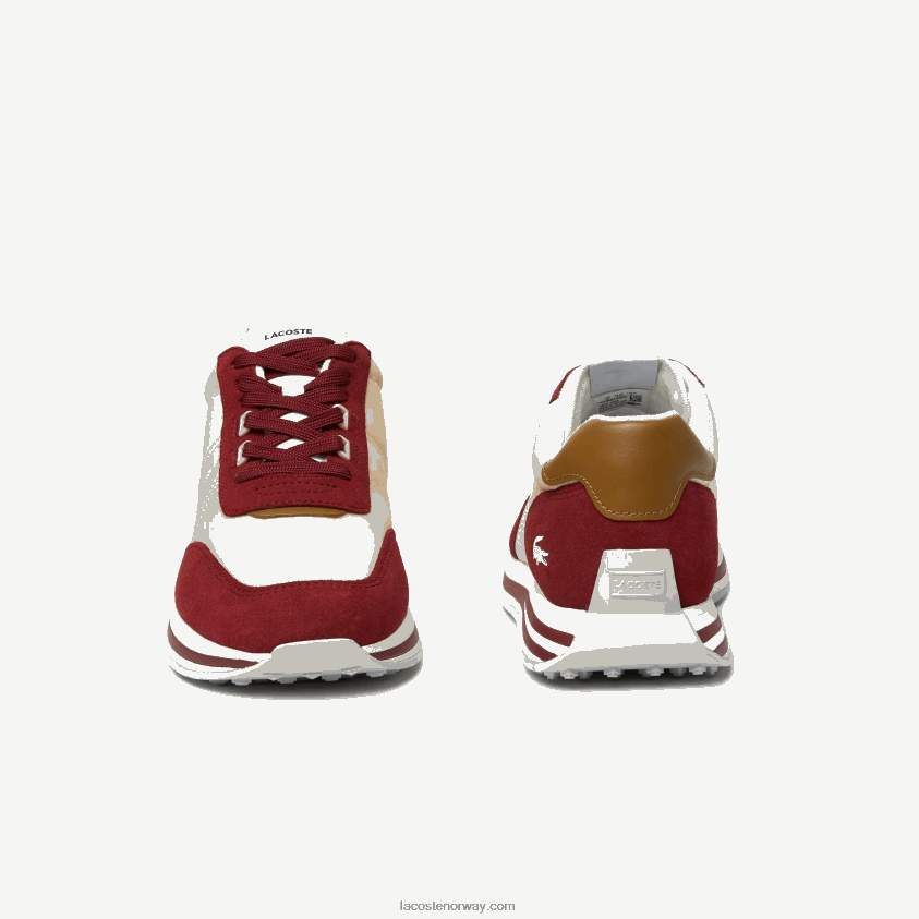 Lacoste l-spin tekstil joggesko 4J4X0T1844 rød bg7 menn