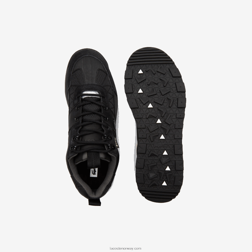 Lacoste urban breaker lo gtx joggesko i tekstil og skinn 4J4X0T1864 svart 02h menn