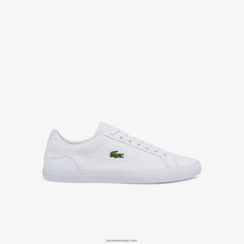 Lacoste lerond canvas joggesko 4J4X0T1907 hvit 001 menn
