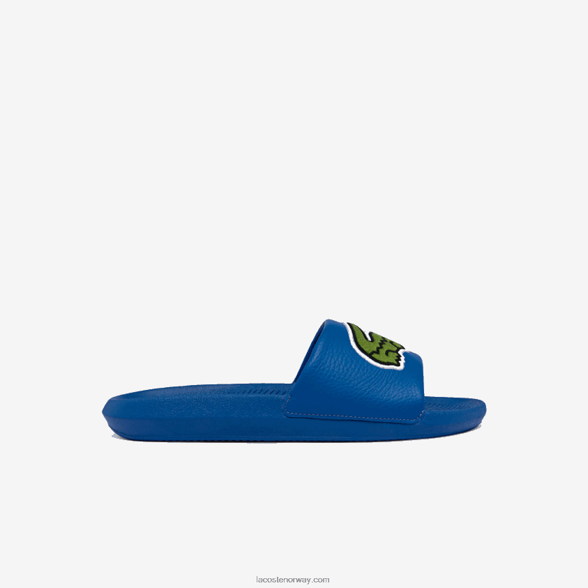 Lacoste croco syntetiske logostropp lysbilder 4J4X0T1773 blå grønn bg3 menn