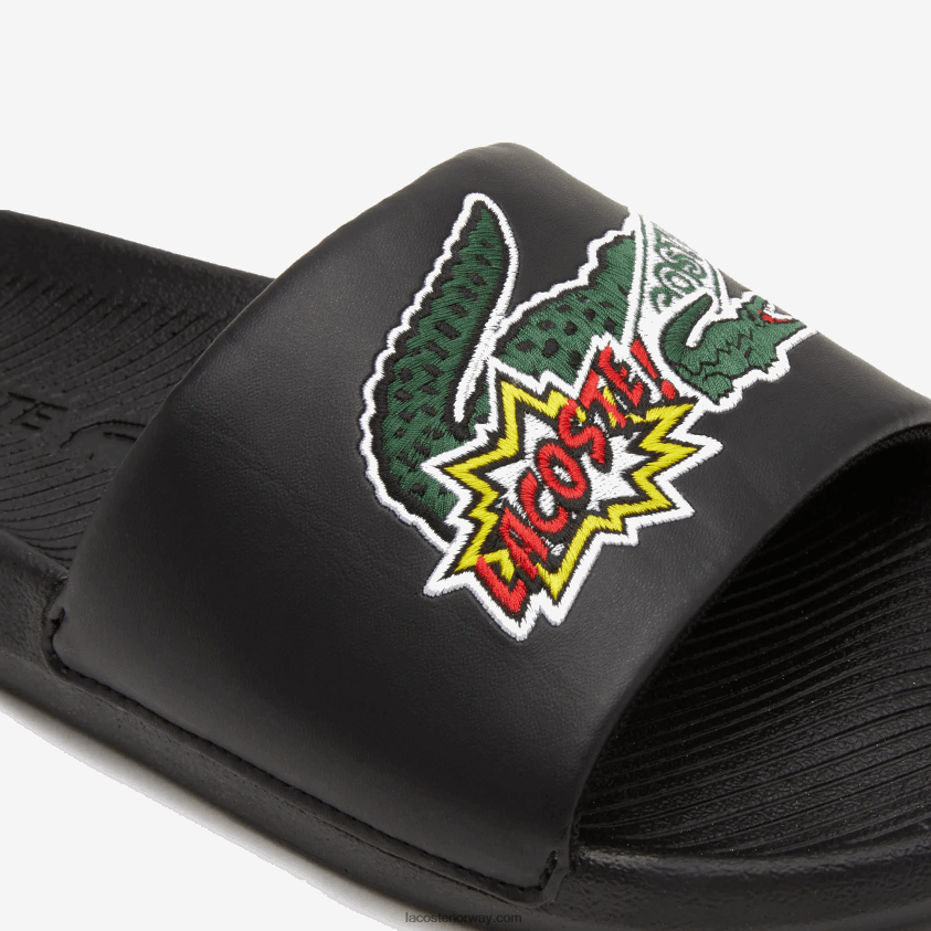 Lacoste croco syntetiske lysbilder 4J4X0T1761 svart 02h menn