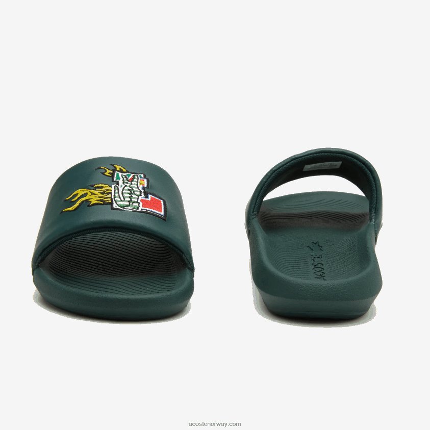 Lacoste croco syntetiske lysbilder 4J4X0T1762 grønn 1m8 menn