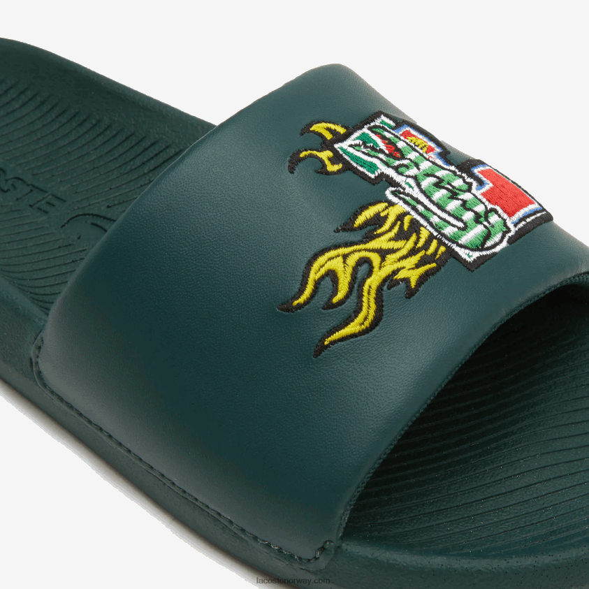 Lacoste croco syntetiske lysbilder 4J4X0T1762 grønn 1m8 menn