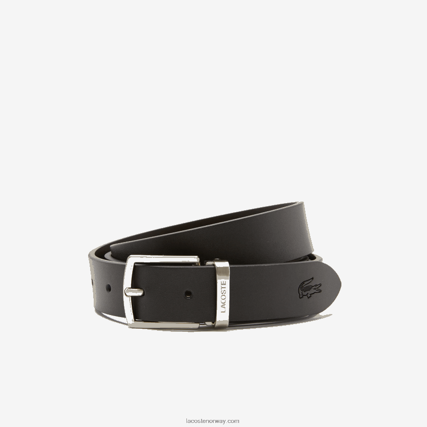 Lacoste gavesett med nål og flat spenne 4J4X0T2112 noir marron 371 menn