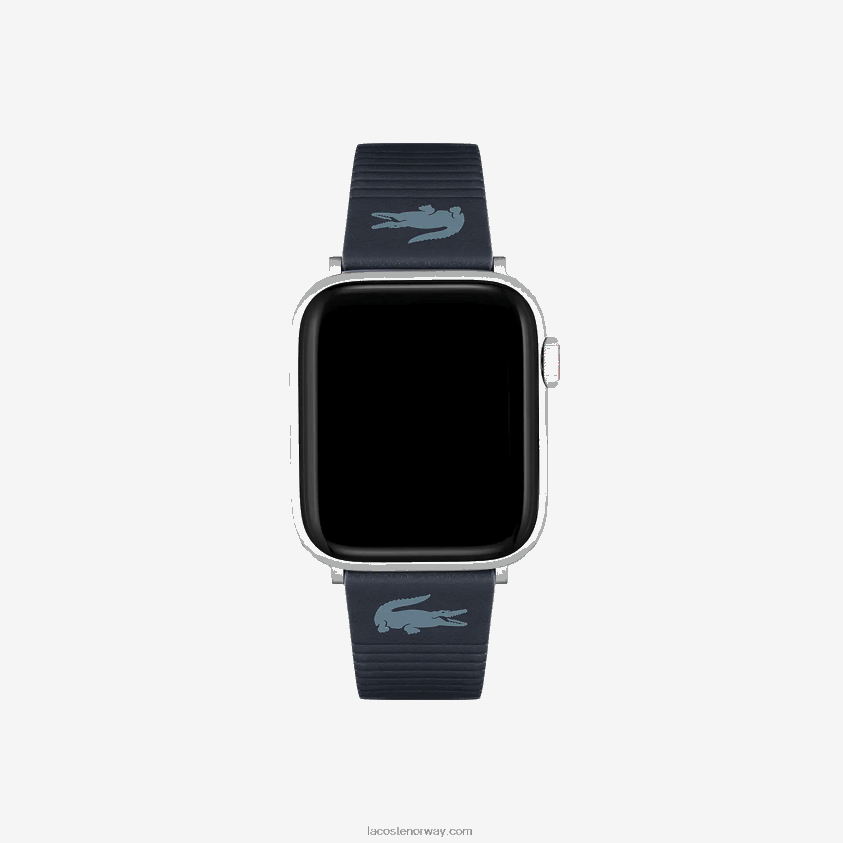 Lacoste blått skinn Apple Watch-reim 4J4X0T2195 blå 000 menn
