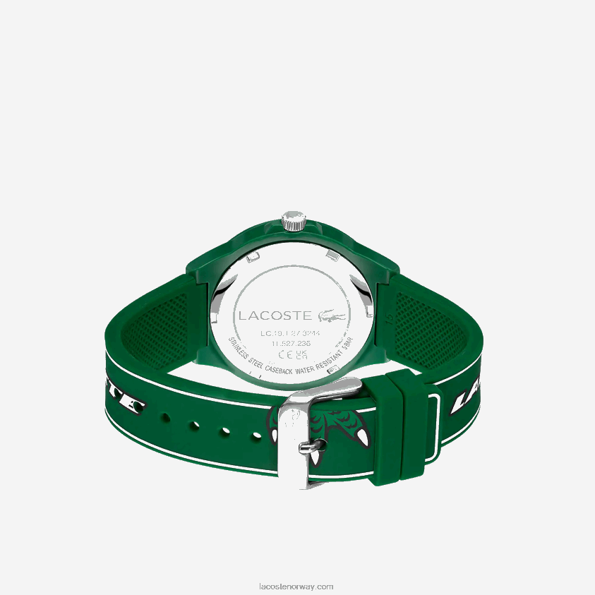 Lacoste neocroc grønn silikonremsklokke 4J4X0T2206 grønn 000 menn