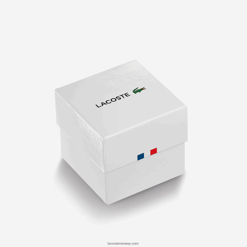 Lacoste replay klokke i svart skinn 4J4X0T2318 svart 000 menn