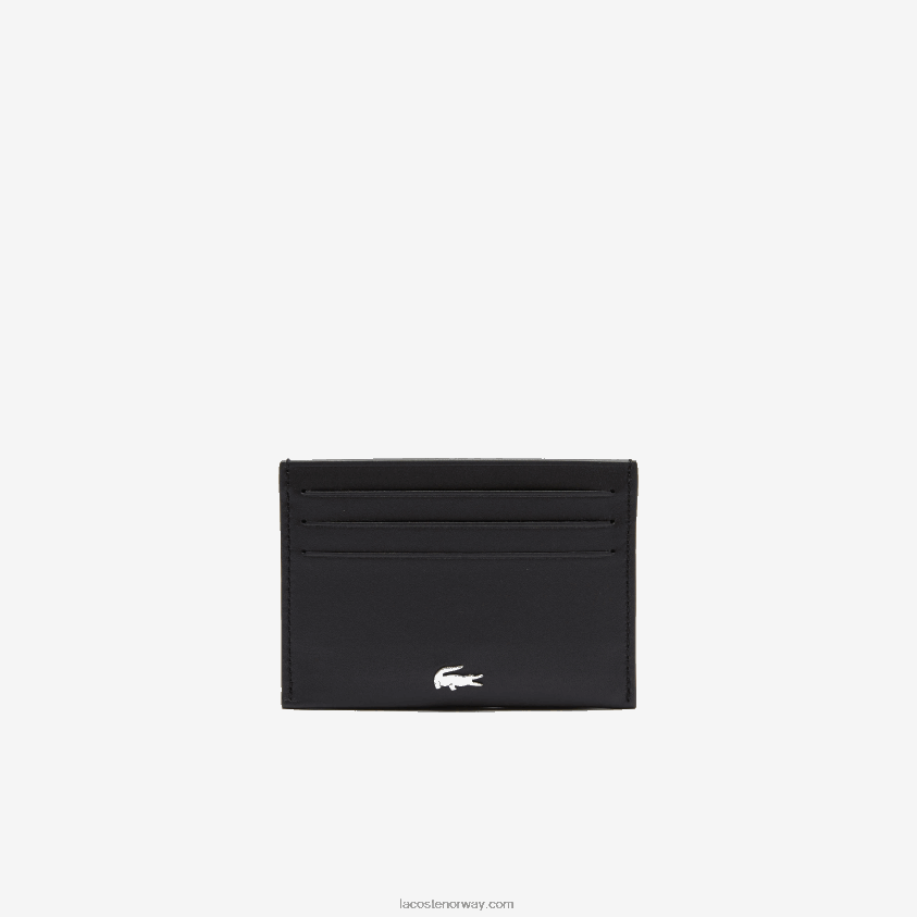 Lacoste fitzgerald skinnkortholder 4J4X0T2050 svart 000 menn