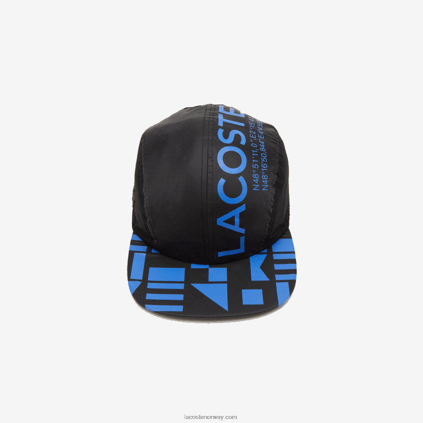 Lacoste sport lettvektshatt 4J4X0T2259 svart blå y88 menn