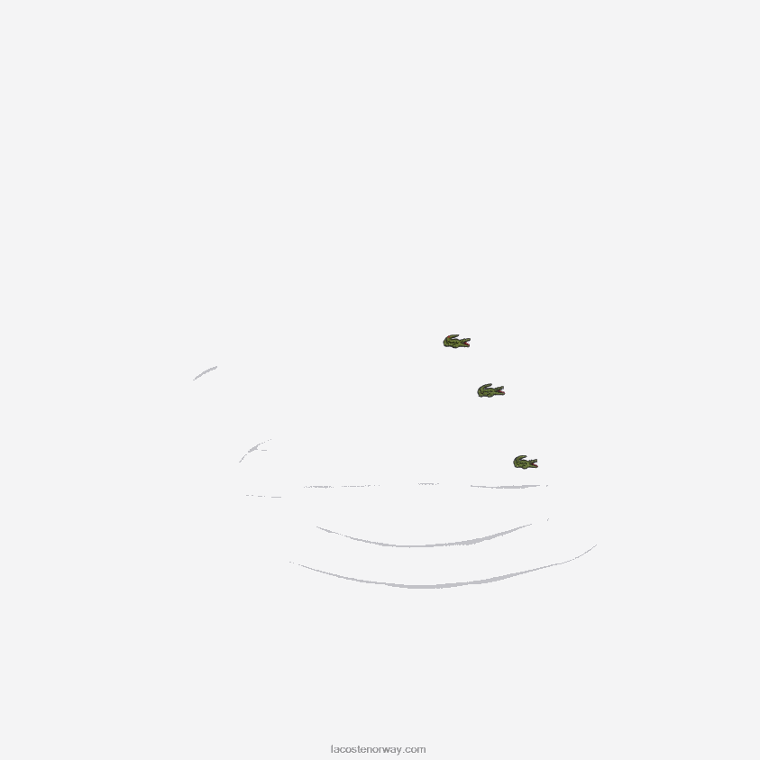 Lacoste l.12.12 ansiktsmasker 3-pak 4J4X0T2263 hvit 001 menn