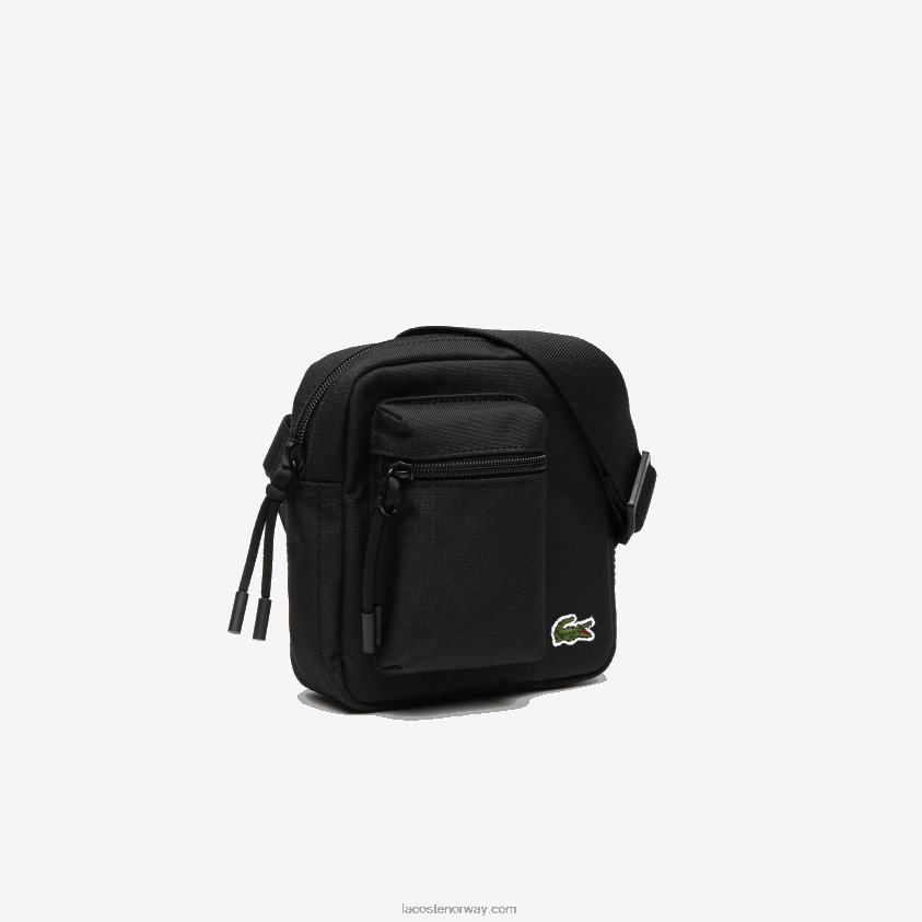 Lacoste justerbar skulder-glidelåskameraveske 4J4X0T2091 991 menn