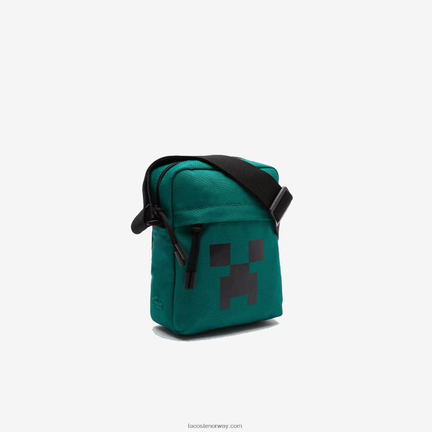 lacoste x minecraft-trykk vertikal crossover-veske på lerret 4J4X0T2033 foret minecraft j94 menn