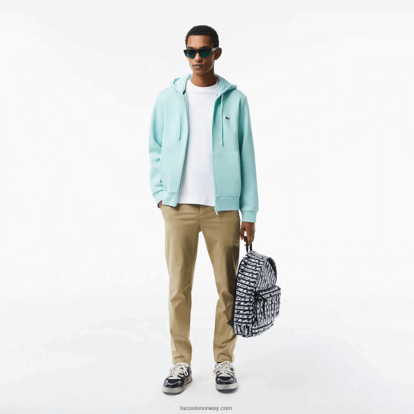 Lacoste neocroc ryggsekk med logotrykk 4J4X0T1942 mono noir blanc l57 menn