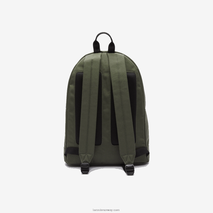 Lacoste neocroc vimpler l badge canvas ryggsekk 4J4X0T2070 l patch baobab h40 menn