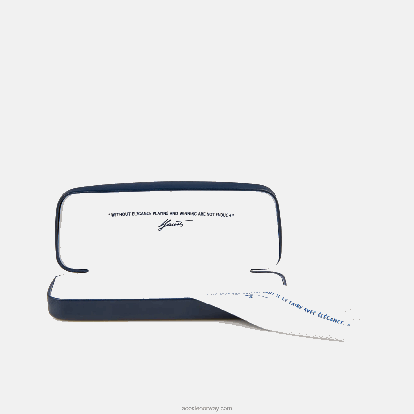 Lacoste solbriller 4J4X0T2205 svart/blå 002 menn